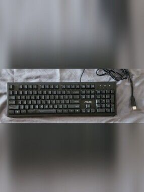 ASUS Wired Full-Size Black USB Gaming Keyboard Model K710